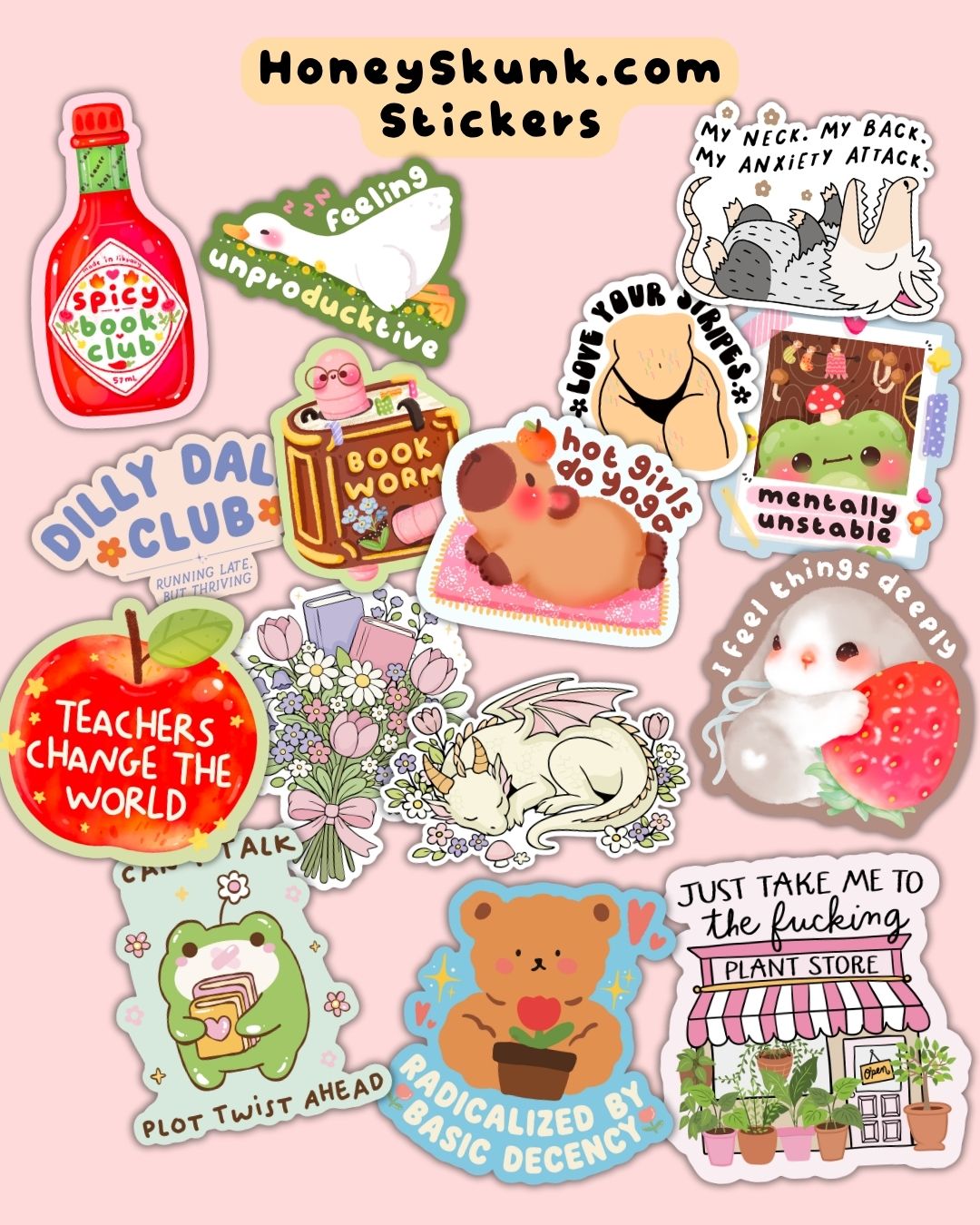 Stickers - HoneySkunk