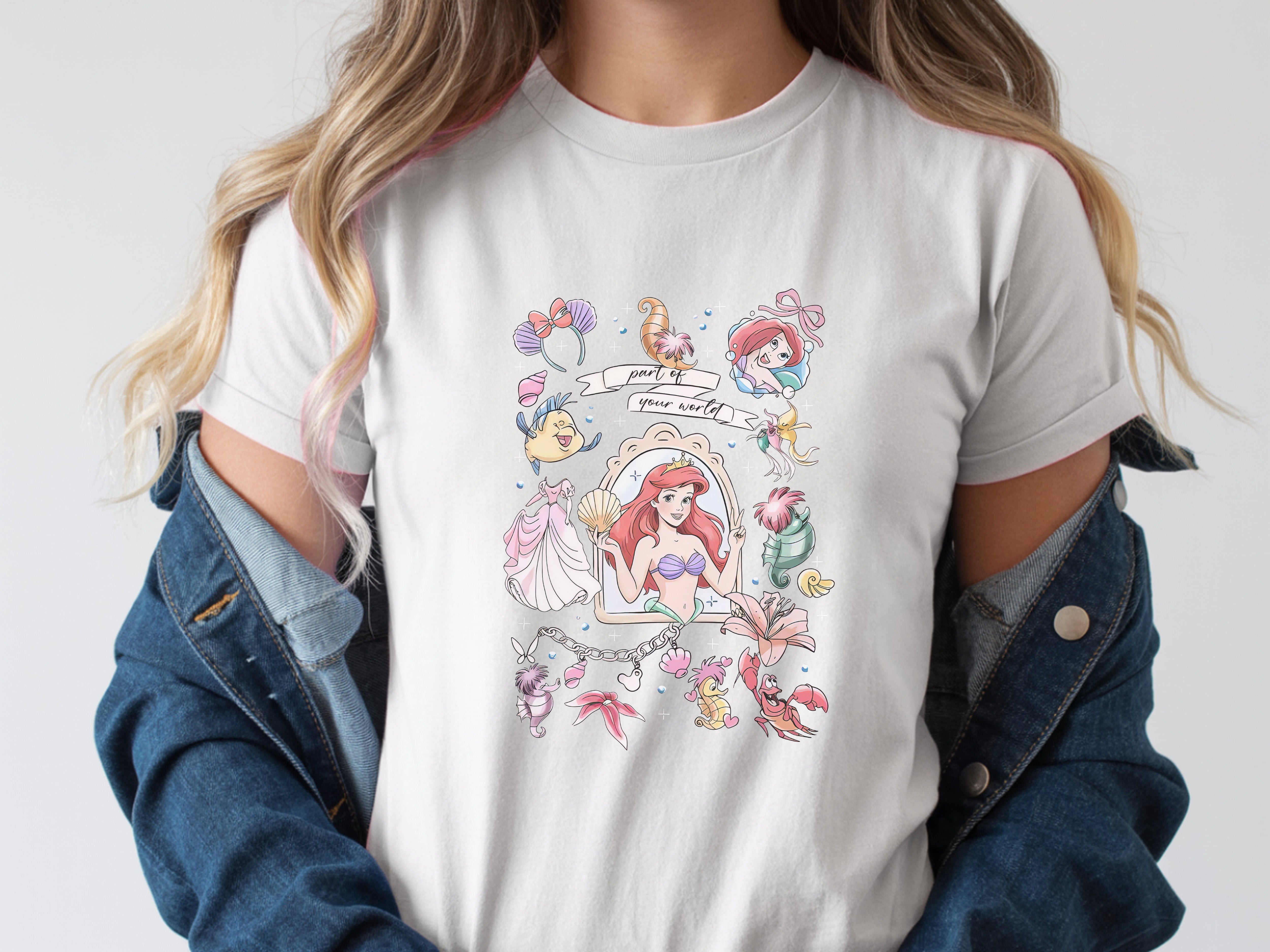 Ariel and Friends Inspired Graphic Unisex T-Shirt