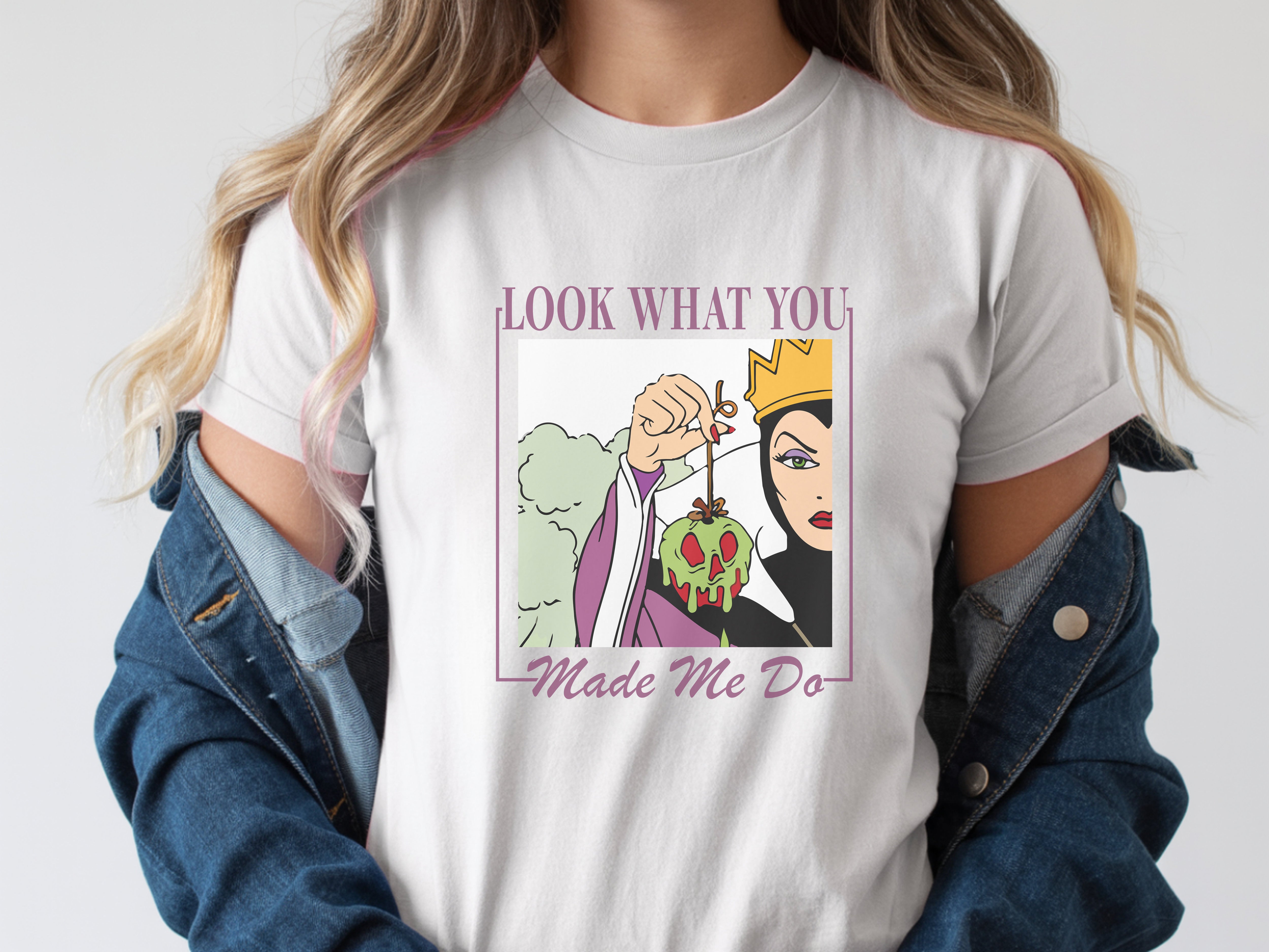 Evil Queen and Taylor Swift Inspired Look What You Made Me Do T-Shirt