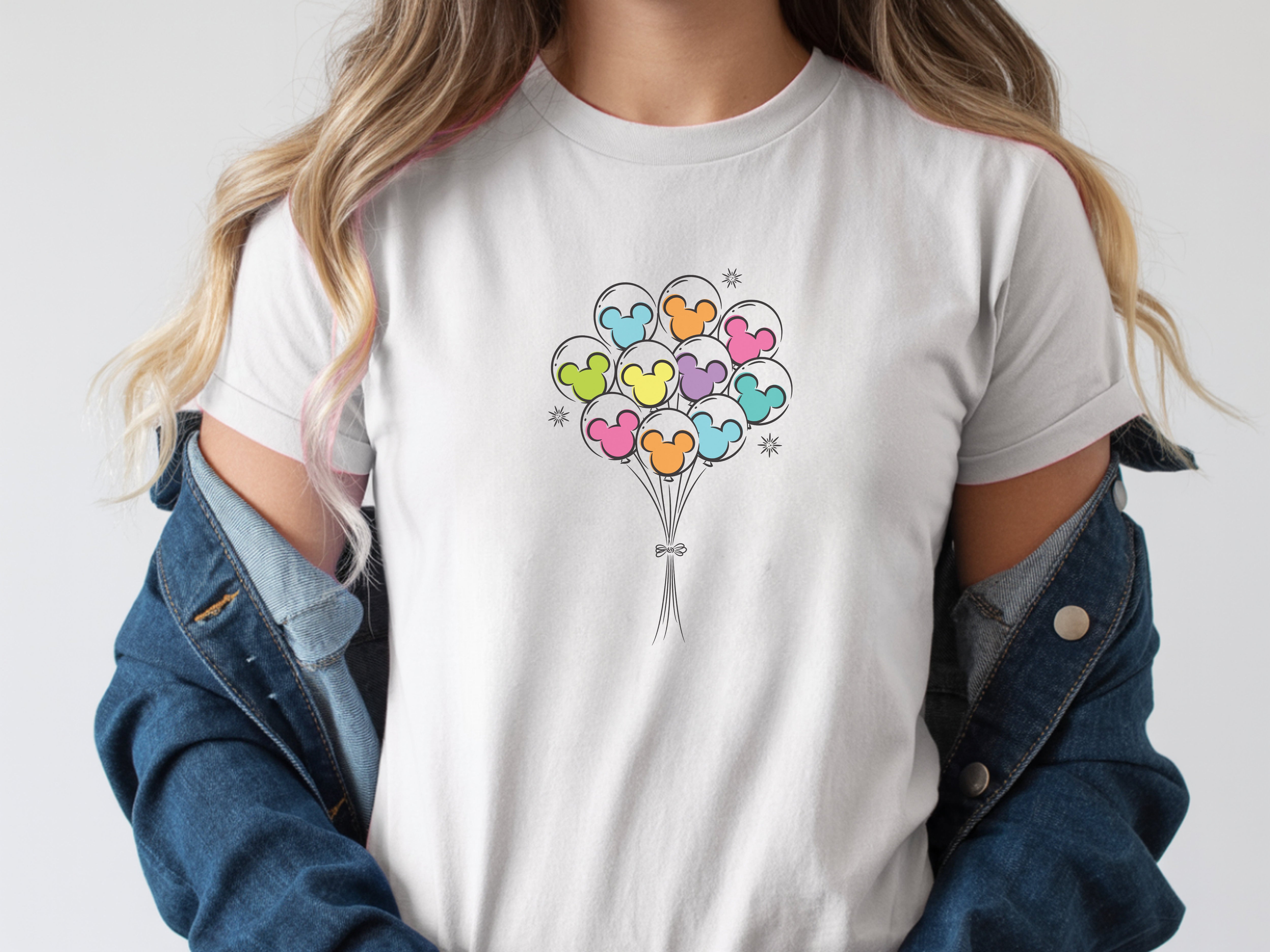 Mouse Shaped Balloons Disney Parks Inspired t-Shirt