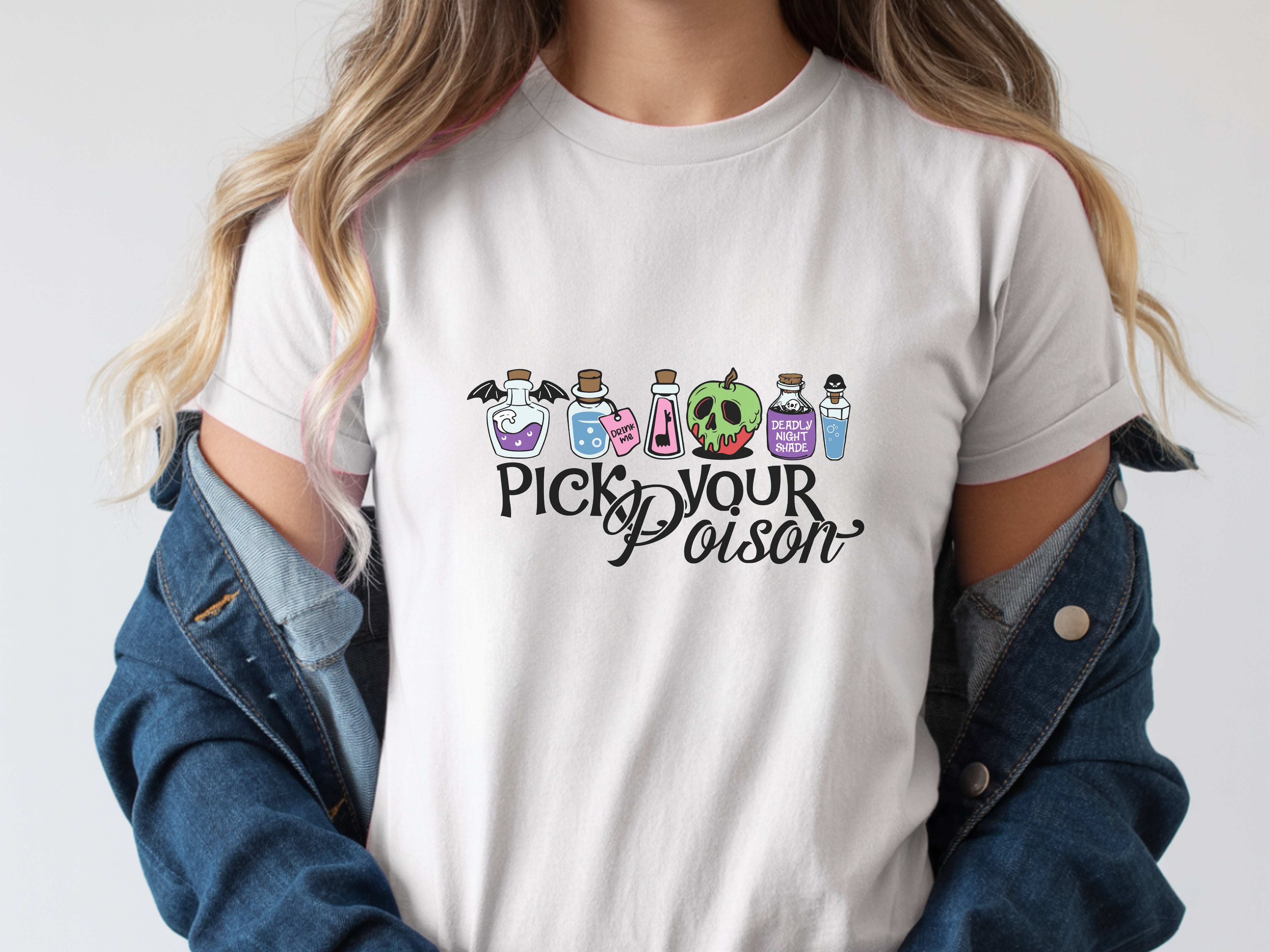 Pick Your Poison Disney Movies Inspired t-Shirt
