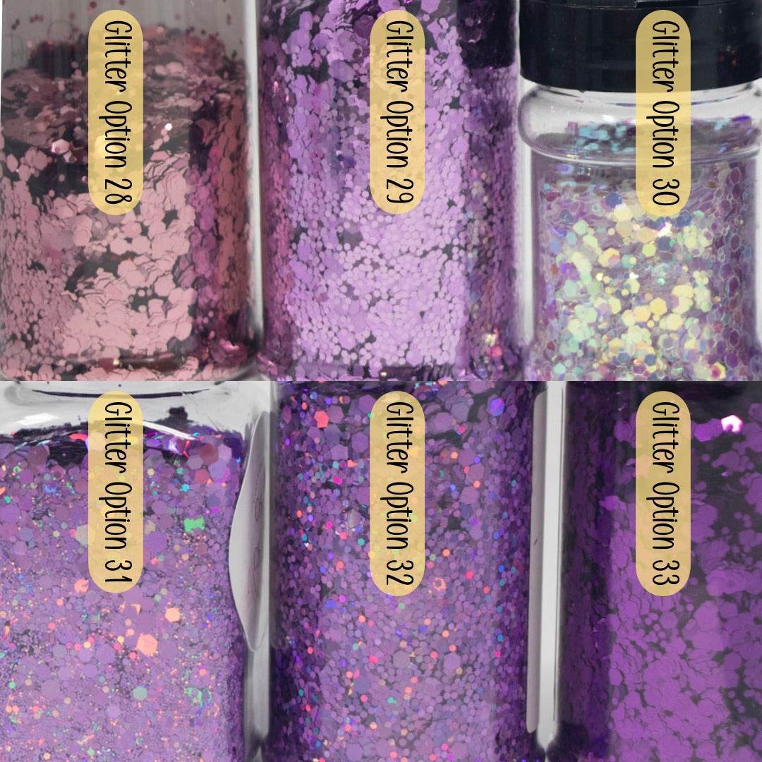 custom snow globe tumbler with glitter and personalized design options