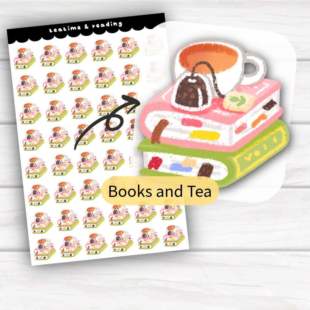 Pick Your Own Pack customizable sticker sheets bundle with exercise kitties and foodie icons options