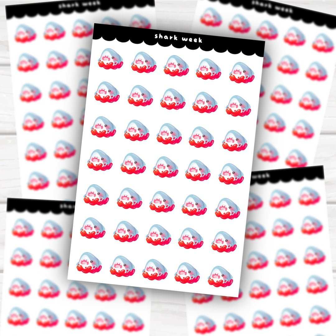 Ultimate kawaii sticker sheet collection featuring 12+ cute and functional planner stickers including fitness kitties, grocery bags, and more