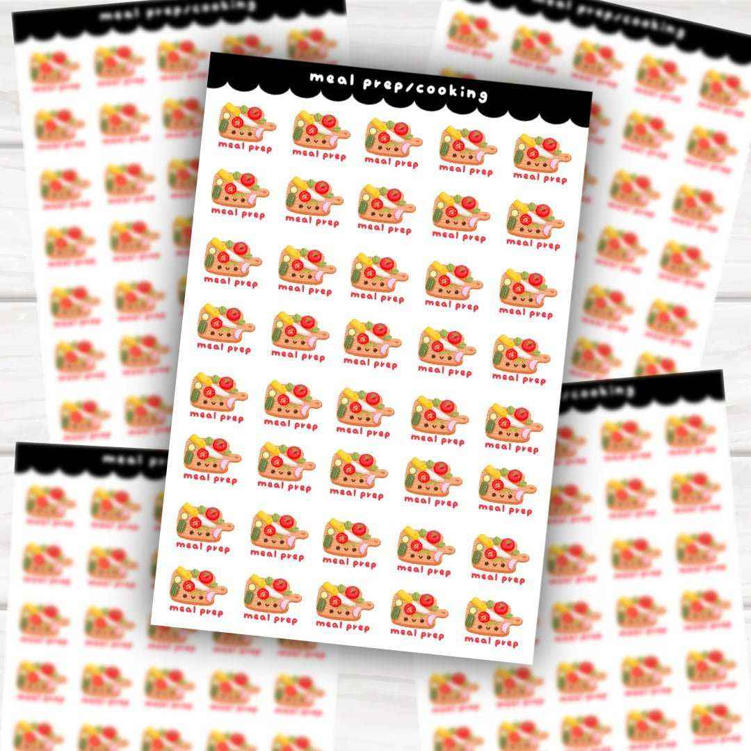Ultimate kawaii sticker sheet collection with cute cat and functional designs on multiple full-sized sheets