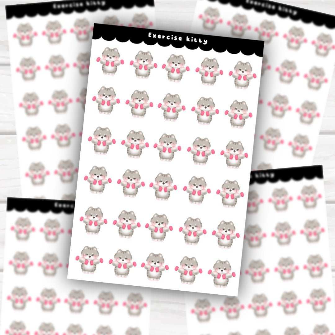 Ultimate Kawaii Sticker Sheet Collection featuring 12+ cute and functional sticker sheets with gloss and holographic finishes