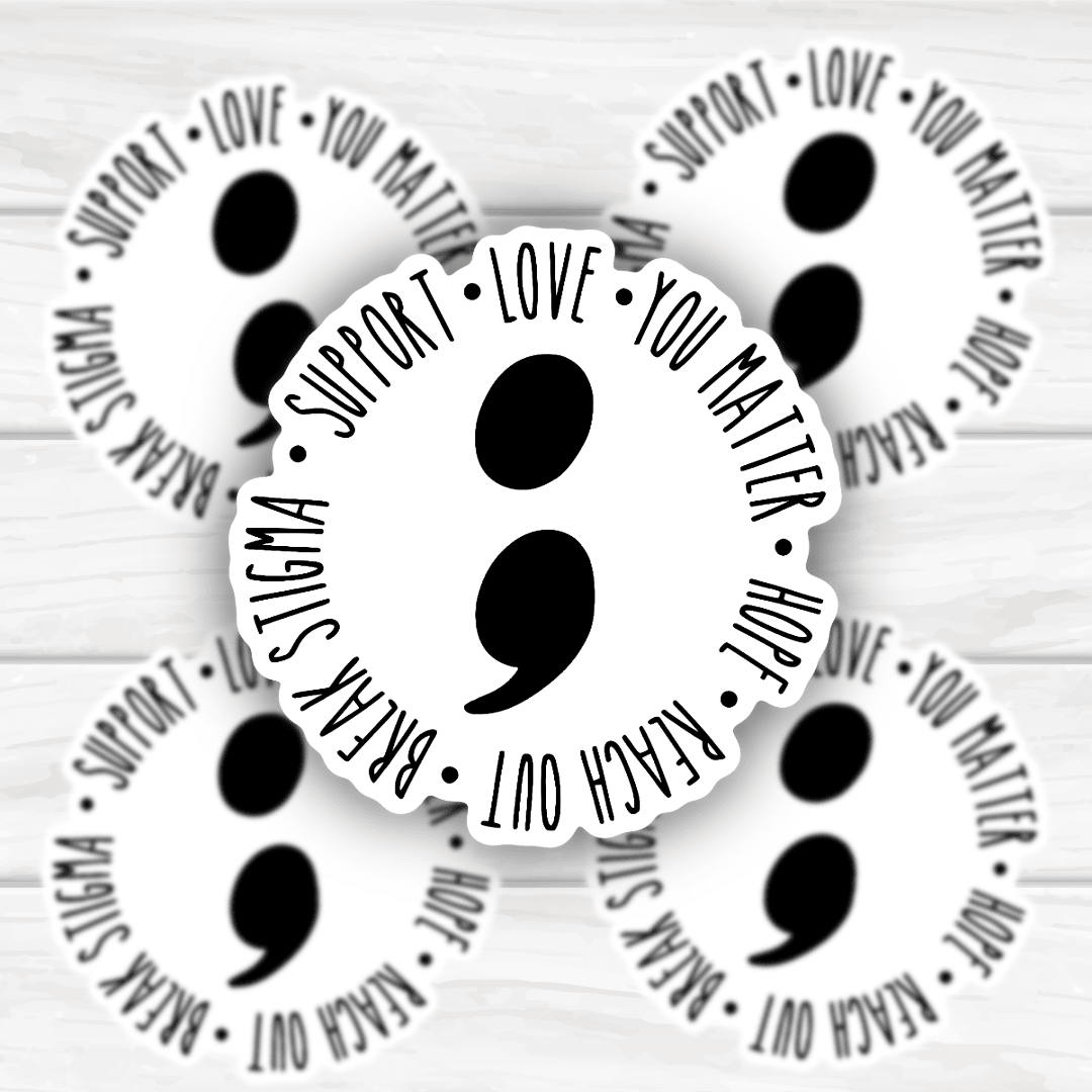 You Matter Suicide Prevention Sticker with bold durable design